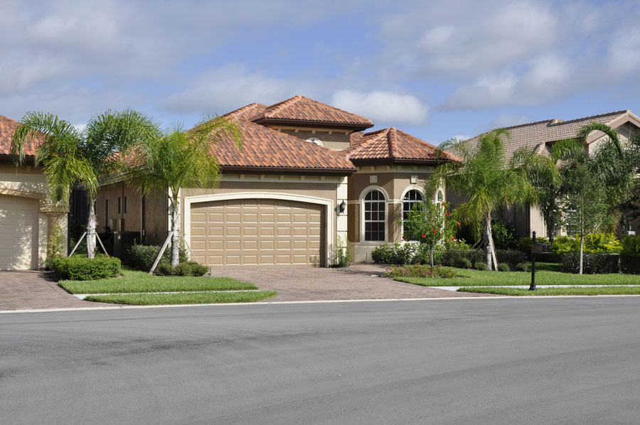 typical modern home in Florida