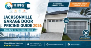 Jacksonville Garage Door Pricing Guide 2026: Standard vs. Hurricane-Rated