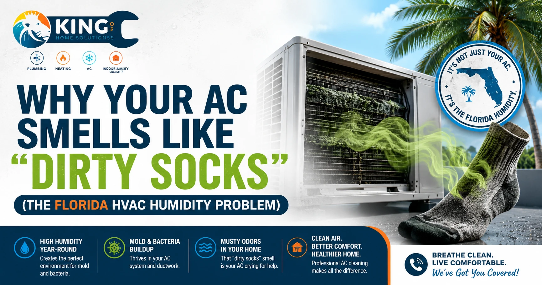 Why Your AC Smells Like "Dirty Socks"