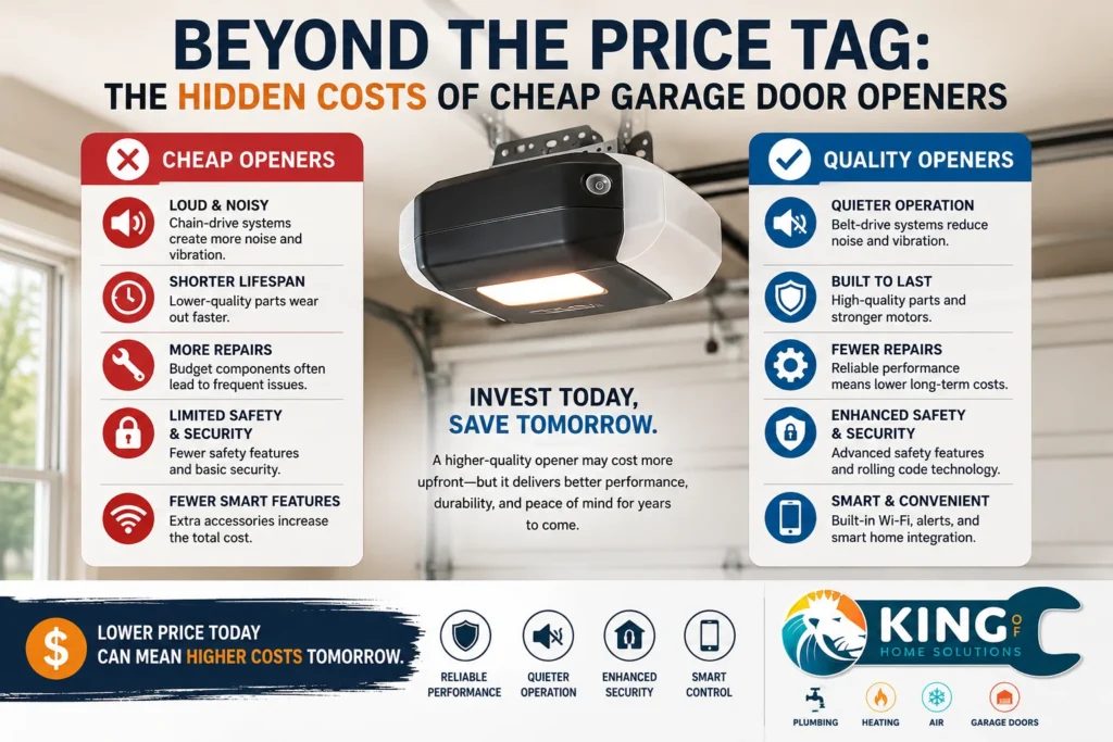 King of Home Solutions Garage Opener Mid Content Image