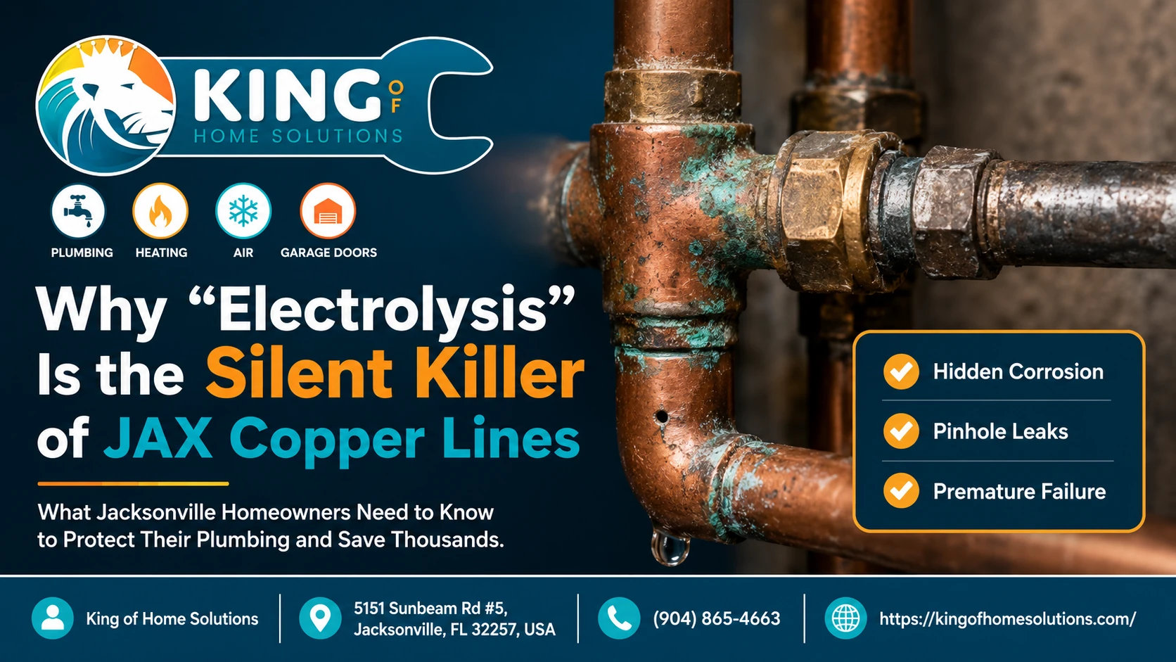 Why “Electrolysis” Is the Silent Killer of JAX Copper Lines