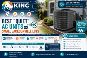 Best “Quiet” AC Units for Small Jacksonville Lots