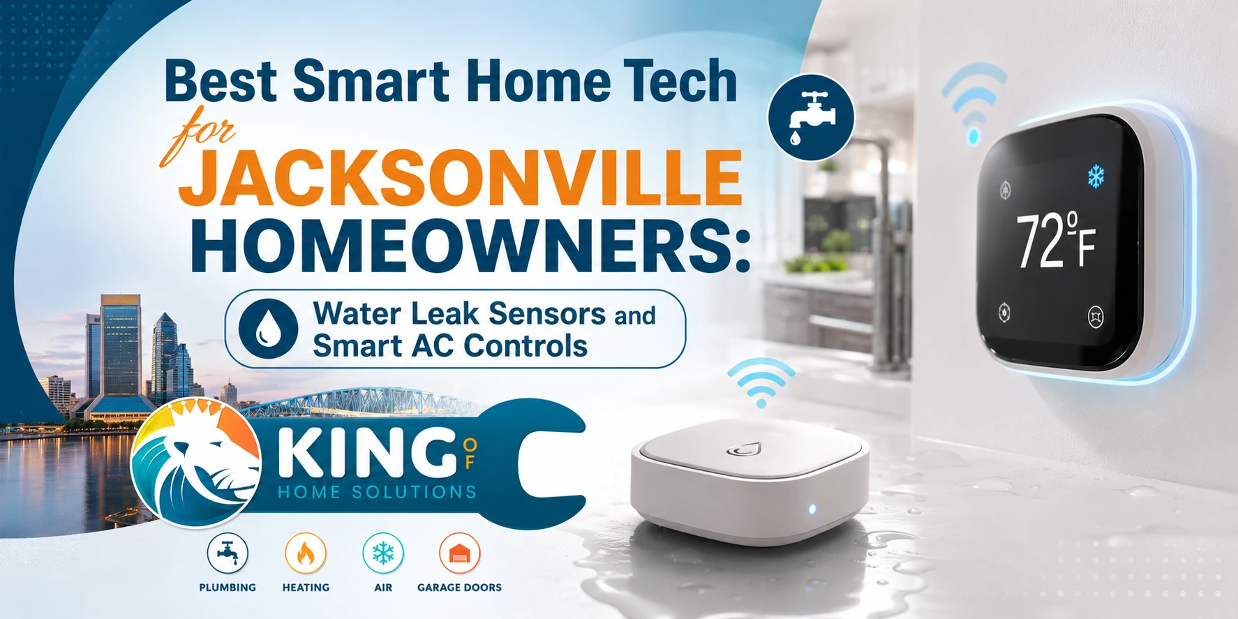 Water Leak Sensors and Smart AC Controls