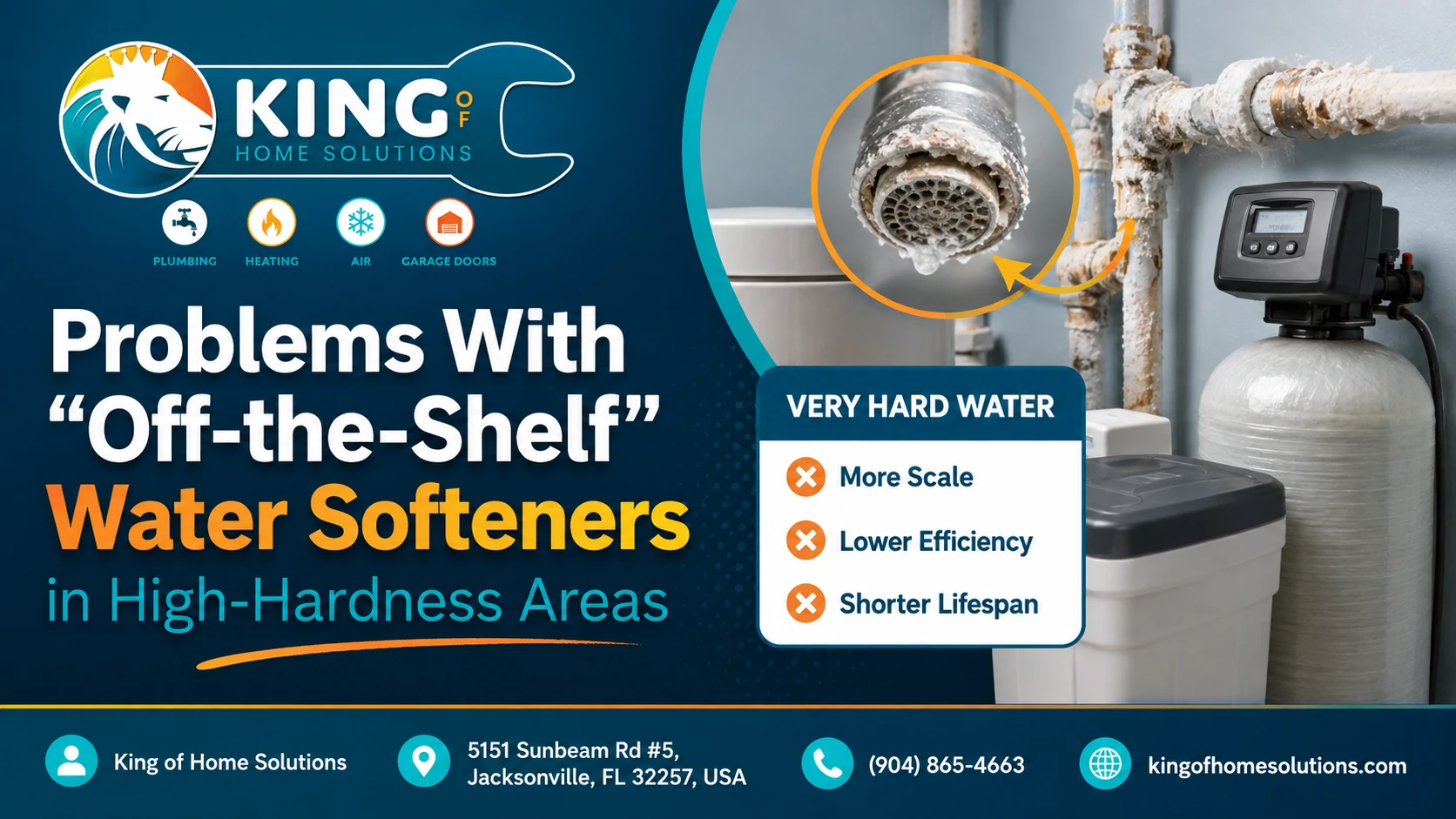 Off-the-Shelf Water Softeners in Hard Water Areas