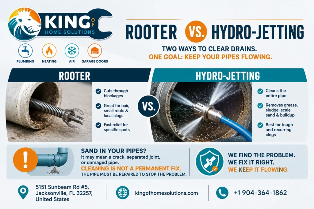 Rooter vs. Hydro- Jetting