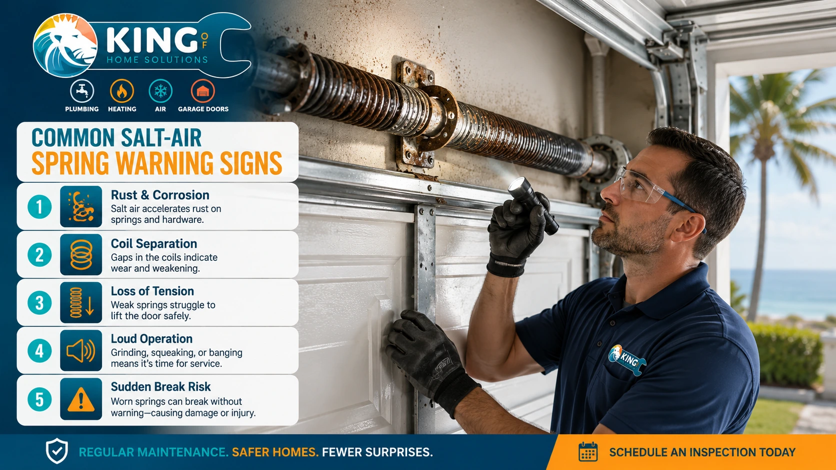 5 Common Garage Door Spring Failures
