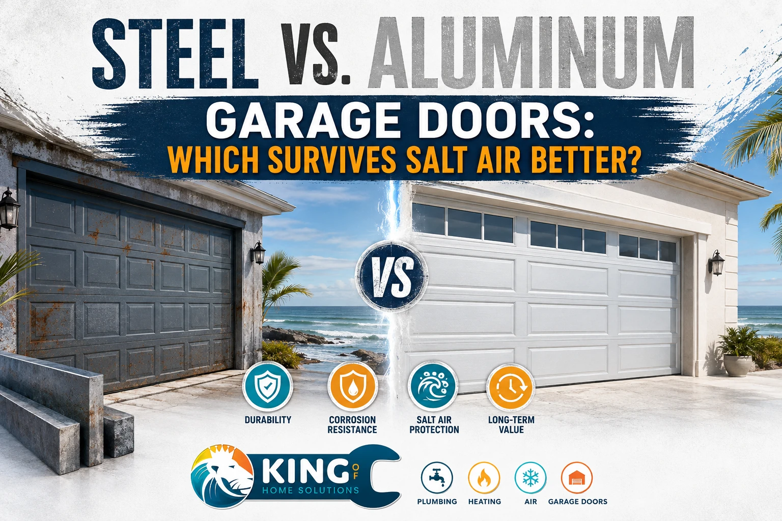 Steel vs. Aluminum Garage Doors