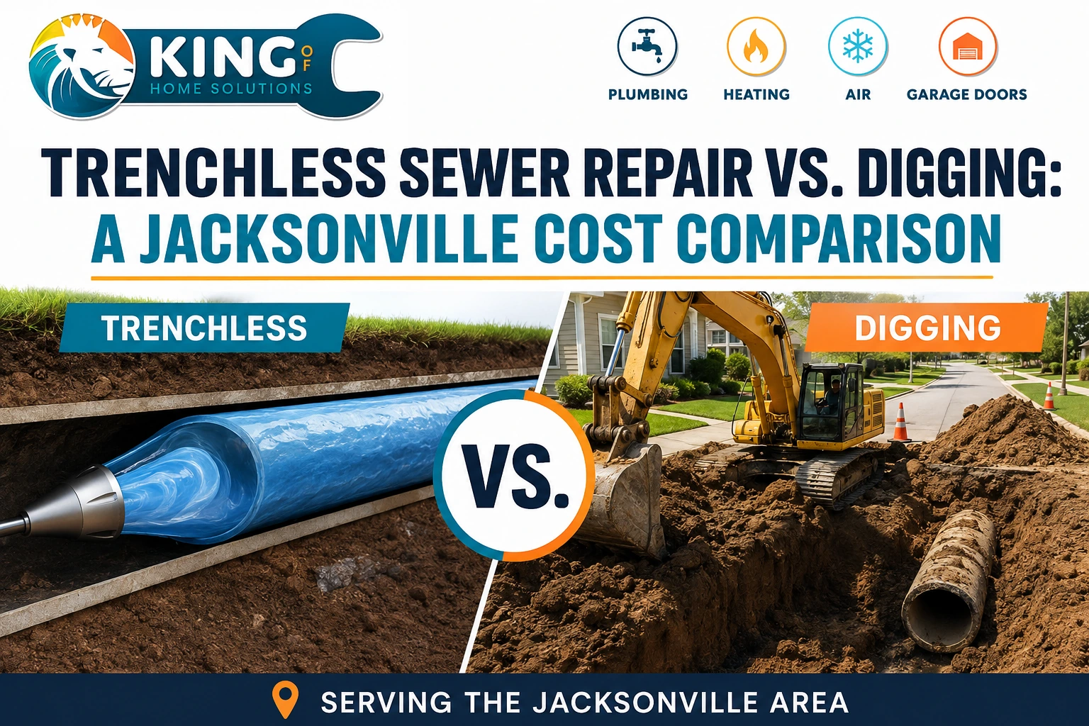 Trenchless Sewer Repair vs. Digging
