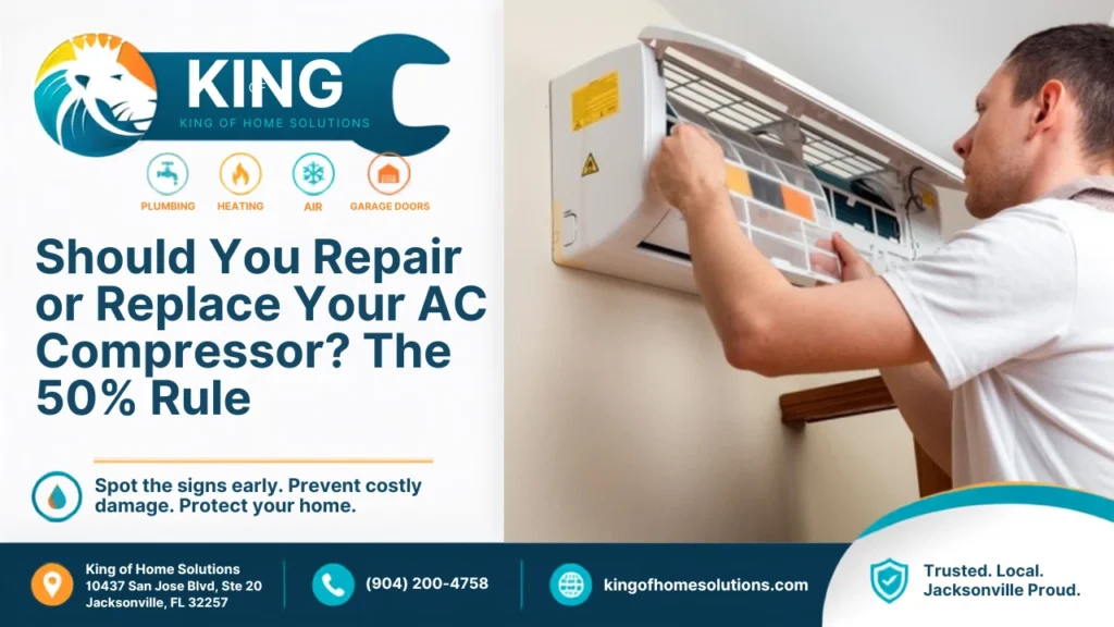Should You Repair or Replace Your AC Compressor? The 50% Rule