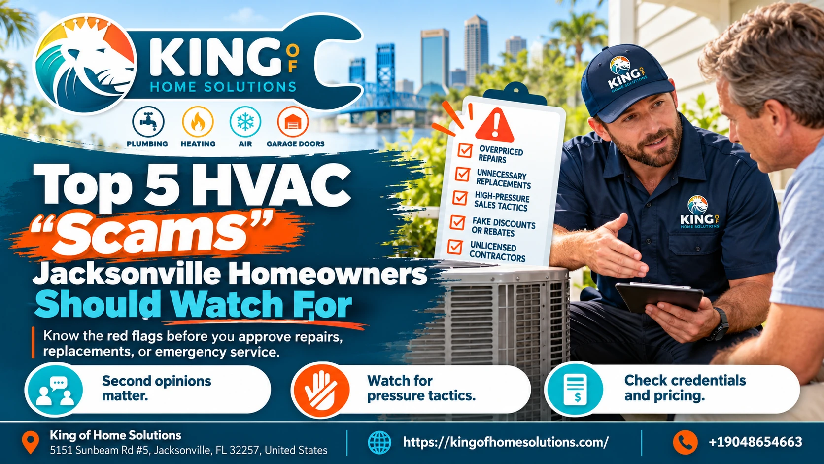 Top 5 HVAC “Scams” Jacksonville
