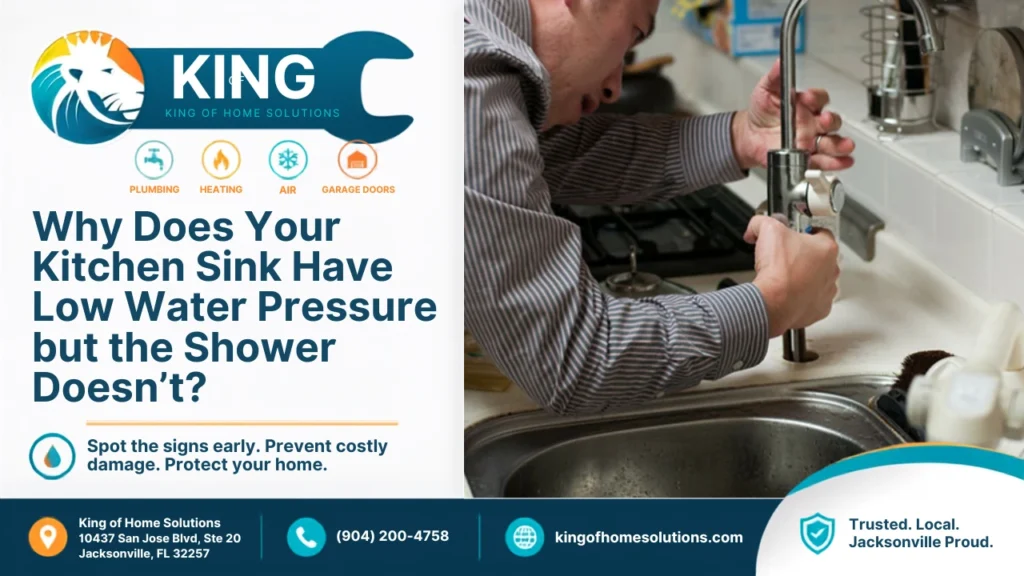 Why Does Your Kitchen Sink Have Low Water Pressure but the Shower Doesn’t?