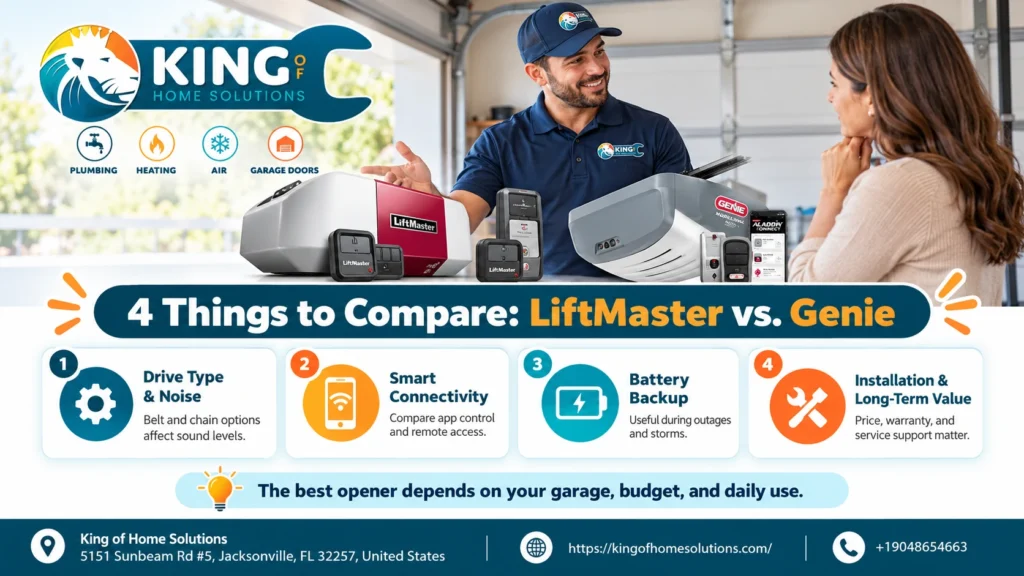 LiftMaster vs Genie Garage Door Openers: 2024 Review