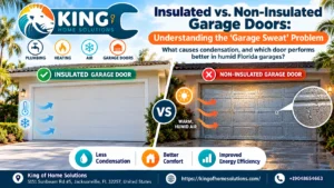 Insulated vs. Non-Insulated Garage Doors: Understanding the “Garage Sweat” Problem