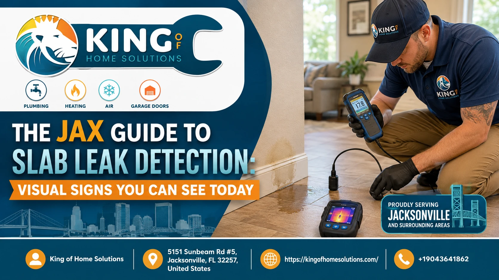 JAX Slab Leak Detection: Visual Signs to Watch For
