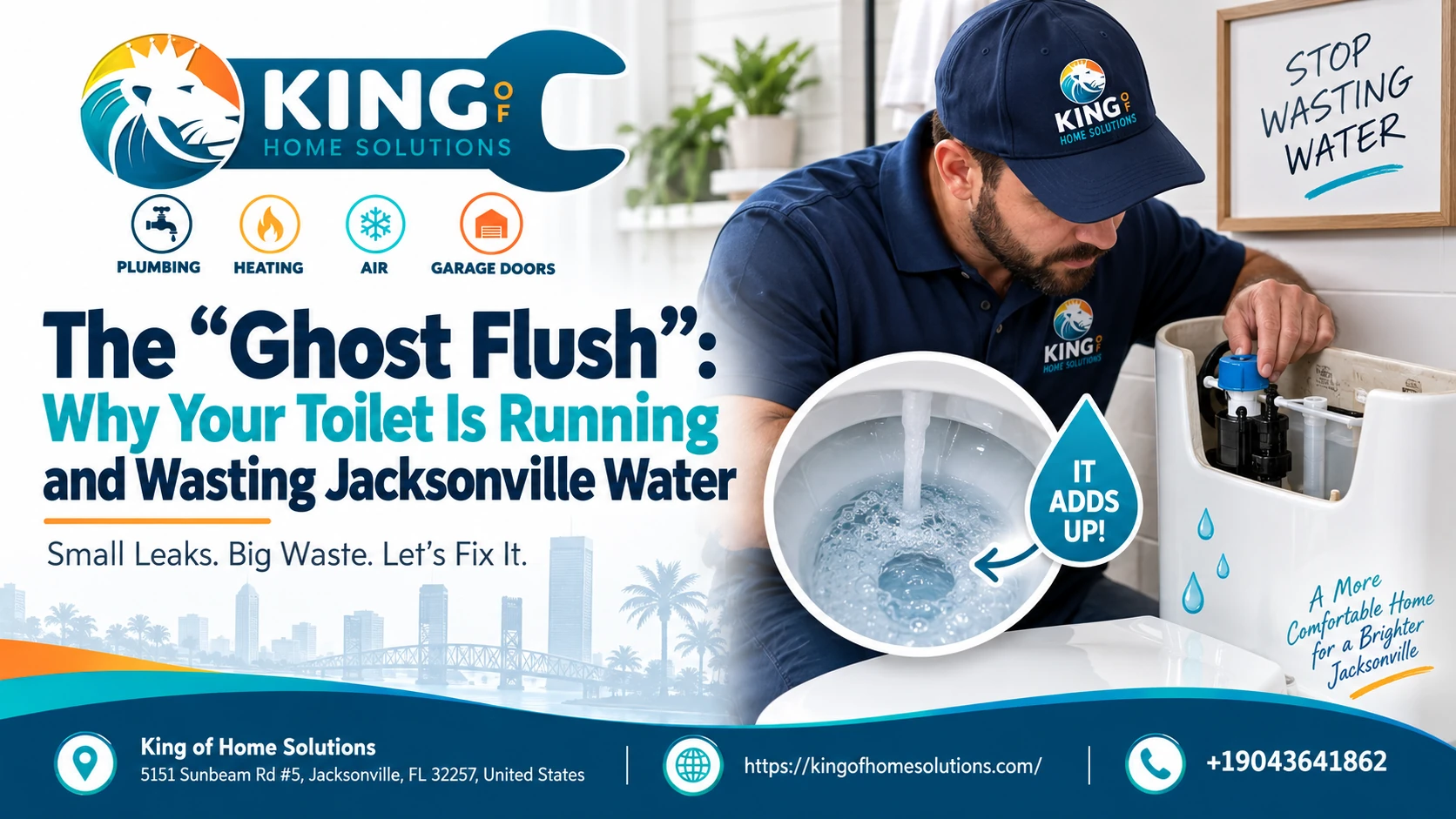 Ghost Flush: Why Your Toilet Keeps Running in Jacksonville