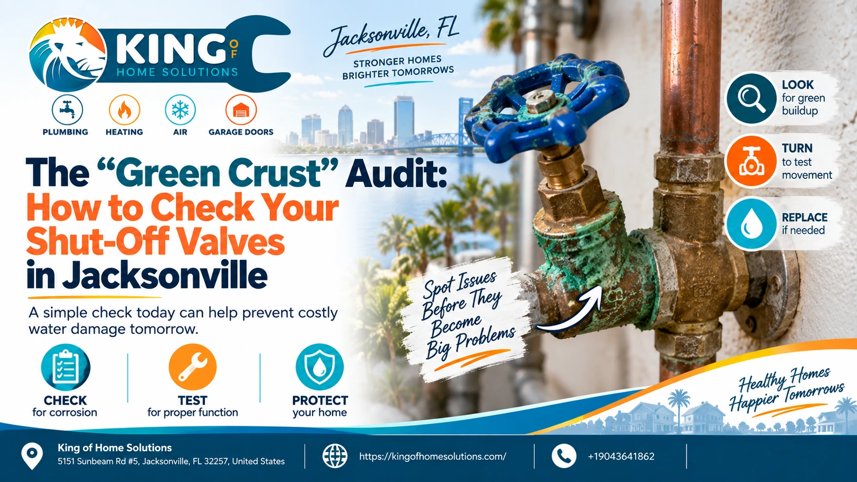 The “Green Crust” Audit: How to Check Your Shut-Off Valves in Jacksonville