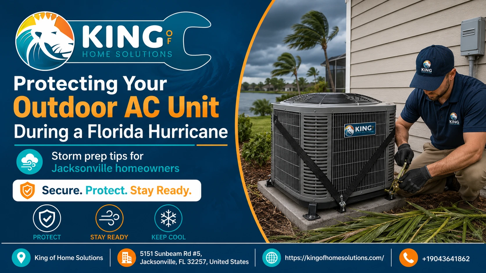 Protecting Your Outdoor AC Unit During a Florida Hurricane
