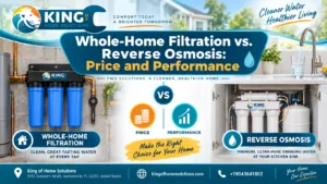 Whole-Home Filtration vs. Reverse Osmosis: Price and Performance