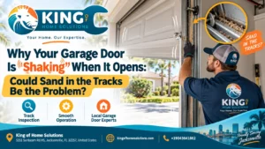 Why Your Garage Door Is “Shaking” When It Opens: Could Sand in the Tracks Be the Problem?