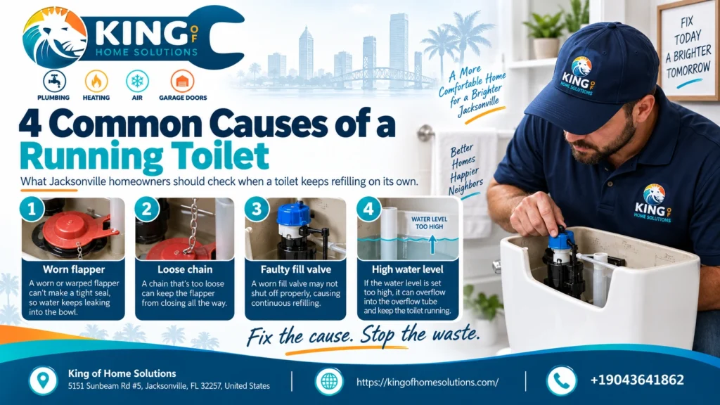 Your Toilet Keeps Running in Jacksonville