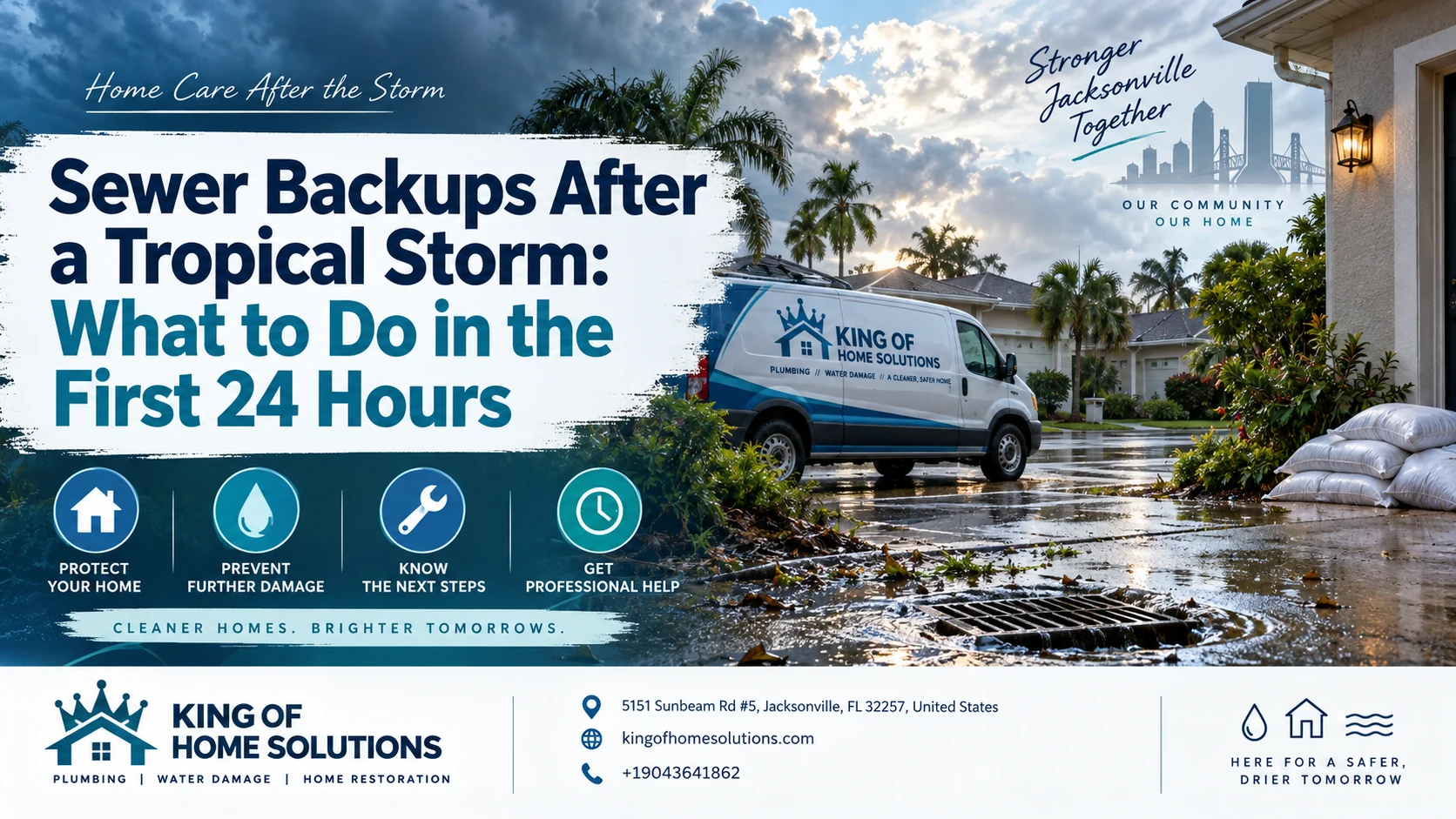 Sewer Backups After a Tropical Storm