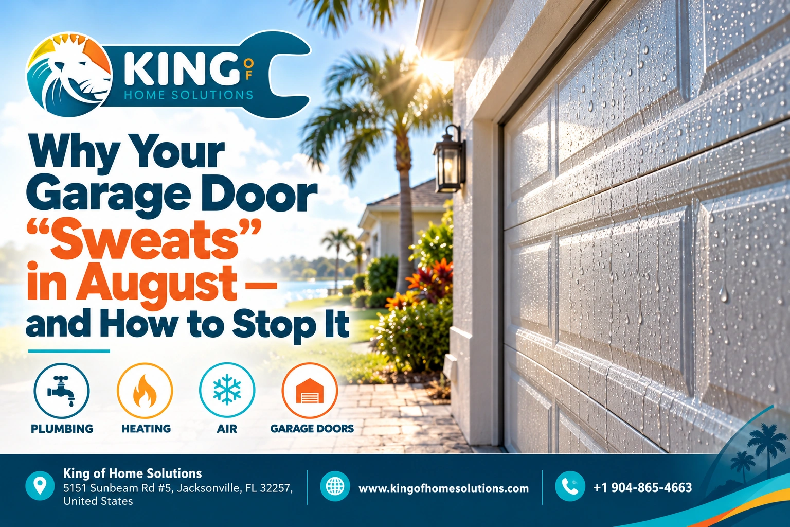 Garage Door Sweats In August