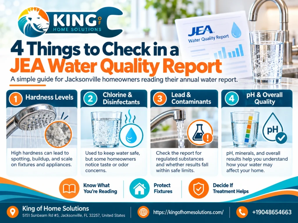 4 things to check in a JEA Water Quality Report