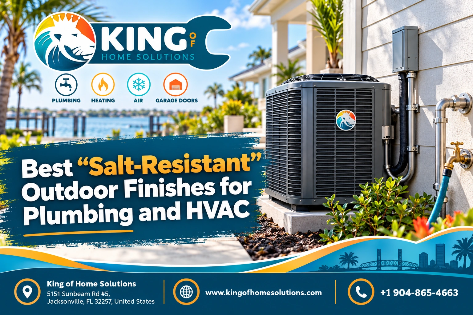 Best “Salt-Resistant” Outdoor Finishes for Plumbing and HVAC