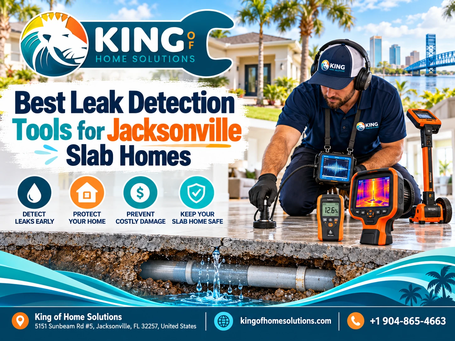 best leak detection tools for jacksonville slab homes