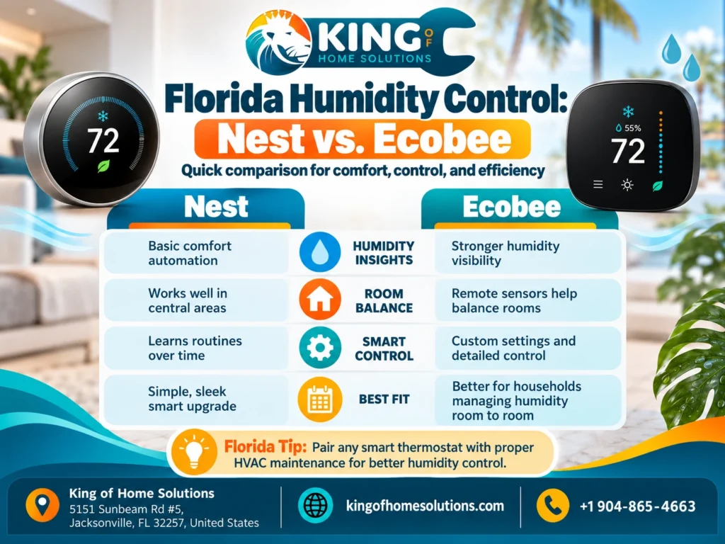 florida humidity control nest vs. ecobee